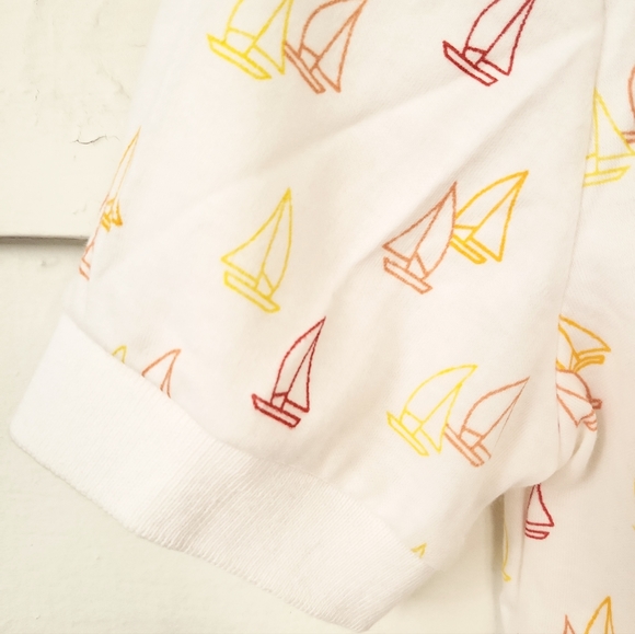 Vintage 80's Jeana Sailboat Collared T Shirt S NWT - Picture 7 of 7